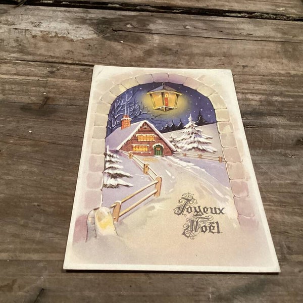 Antieke kerstkaart