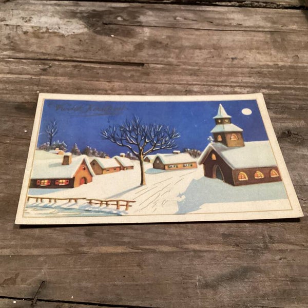 Antieke kerstkaart