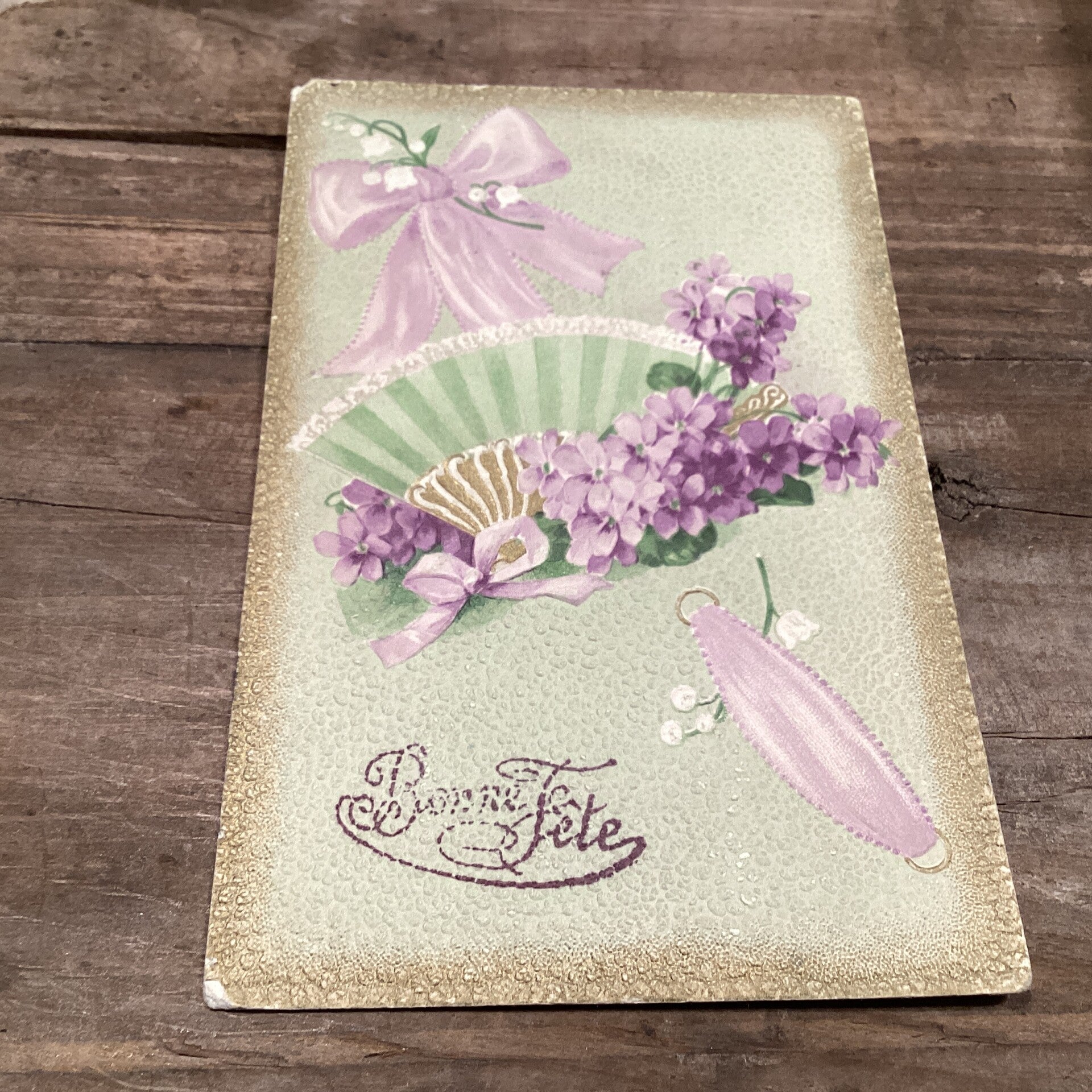 Antieke verjaardagskaart