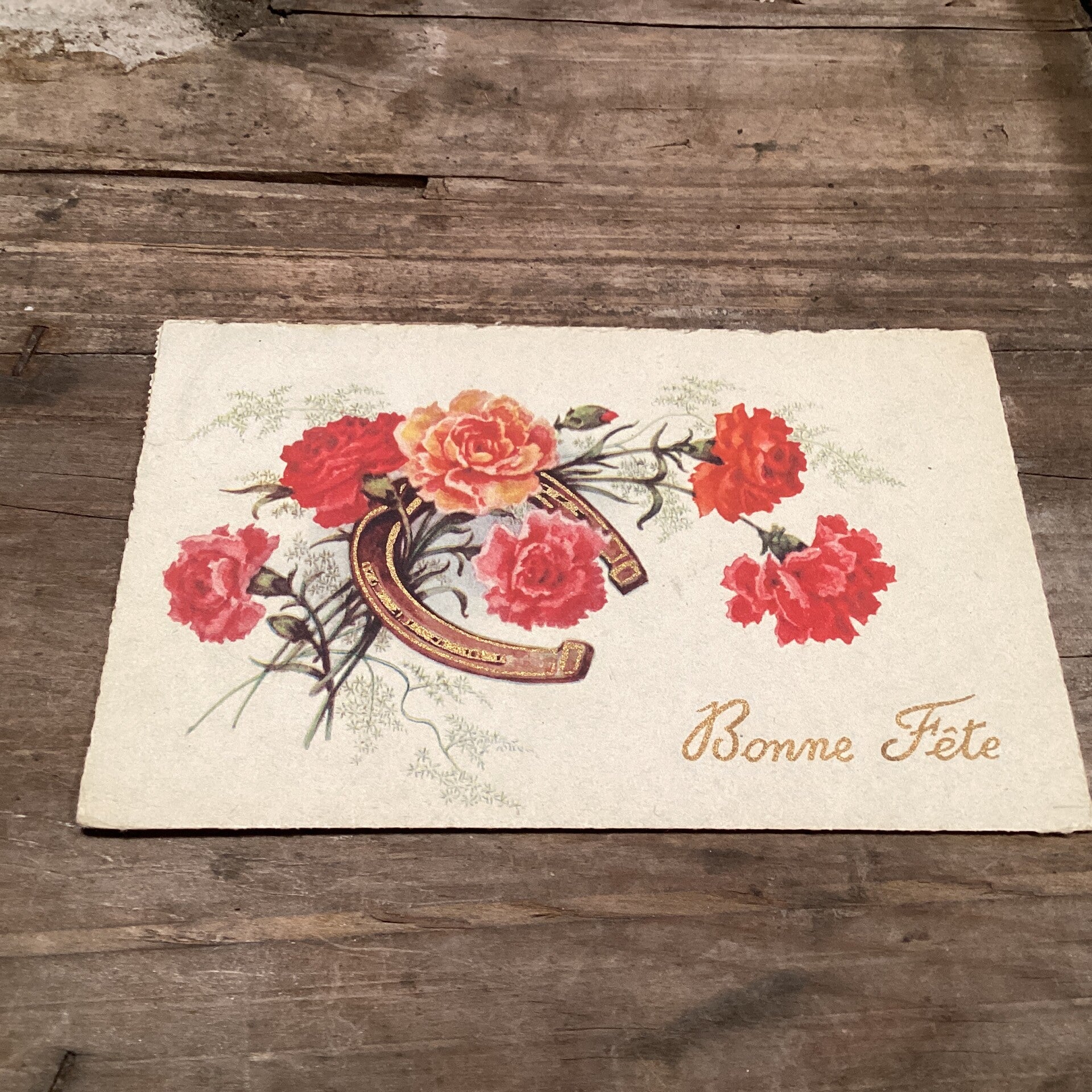 Antieke verjaardagskaart