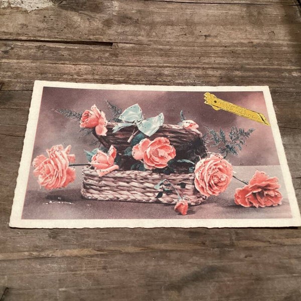 Antieke verjaardagskaart