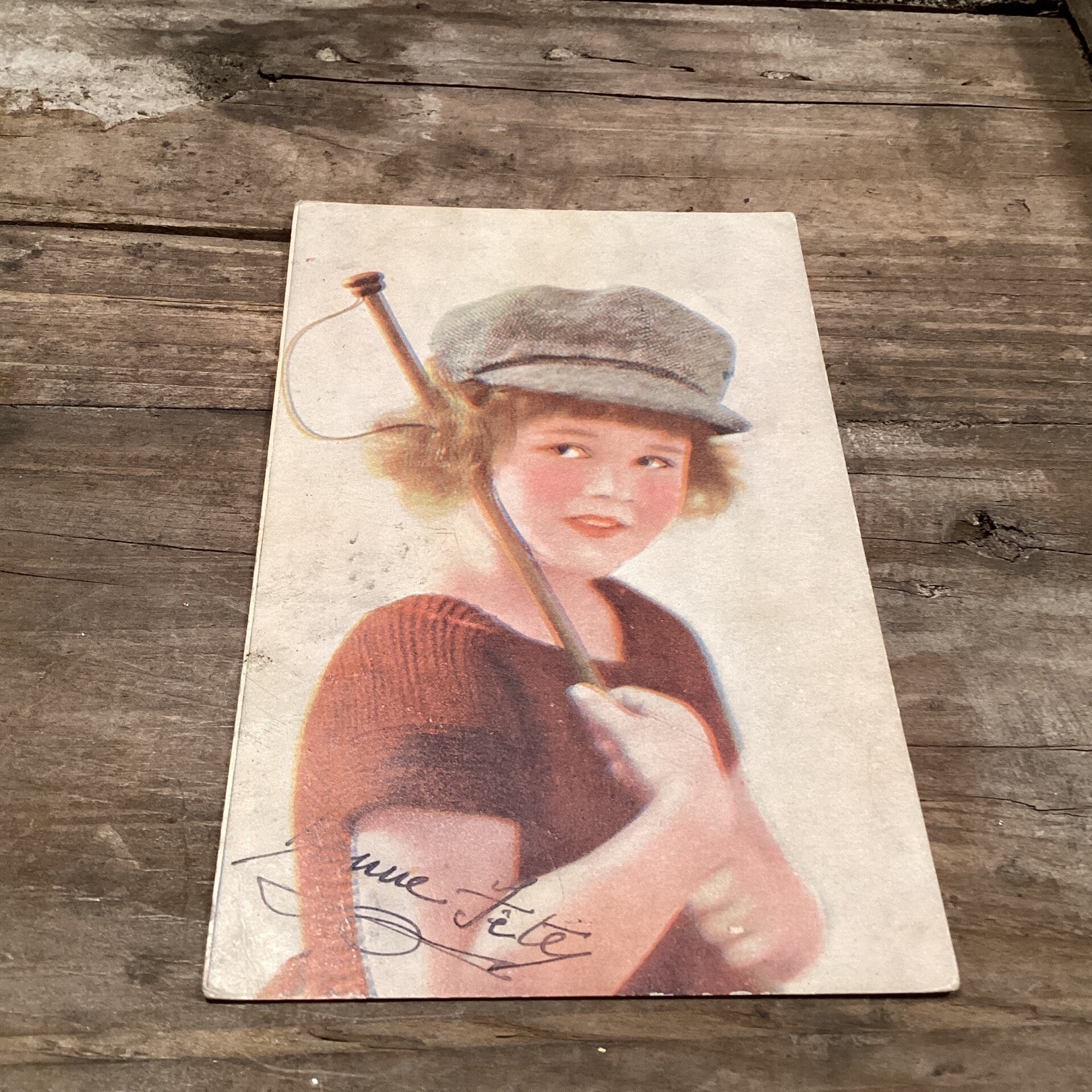 Antieke verjaardagskaart