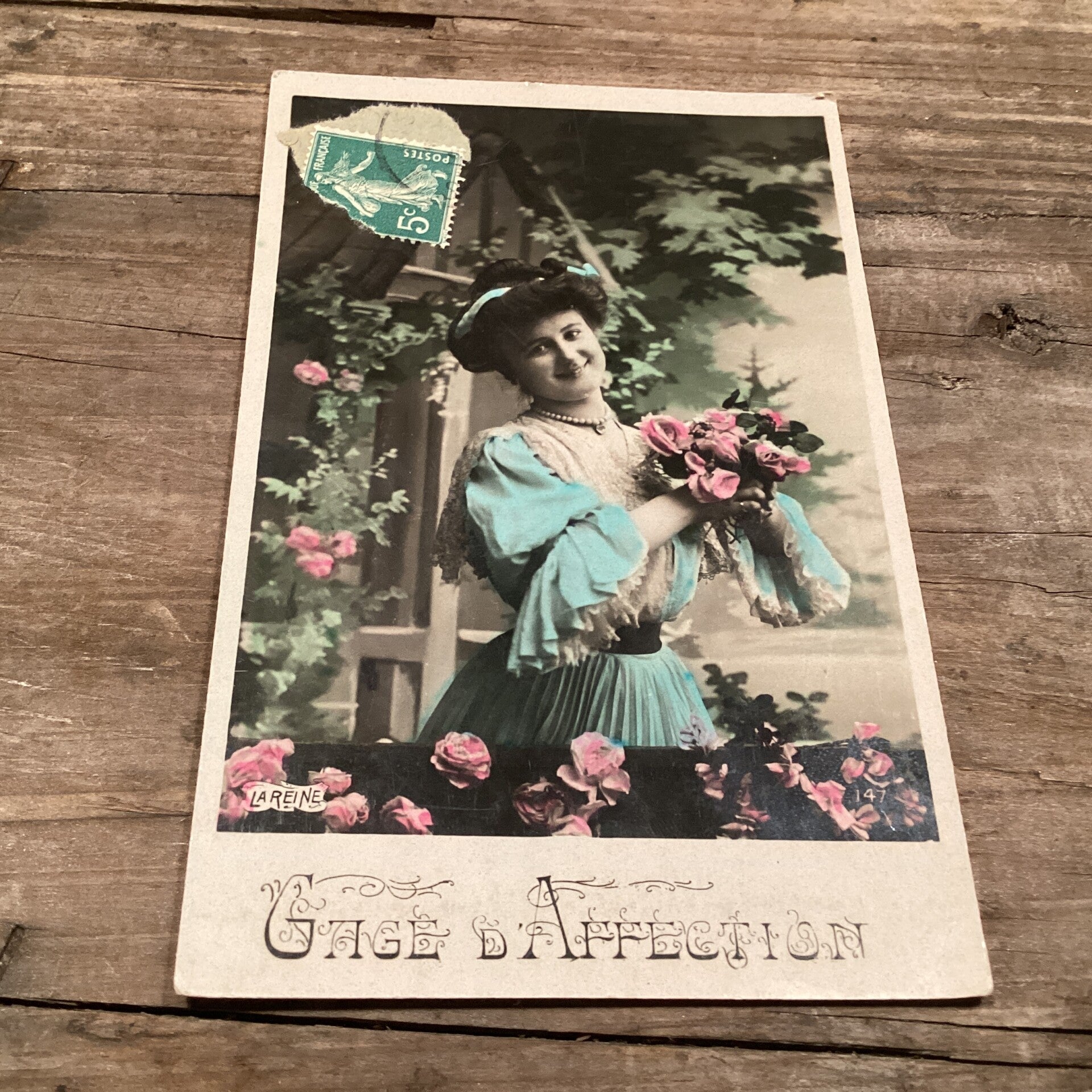 Antiek romantische kaart