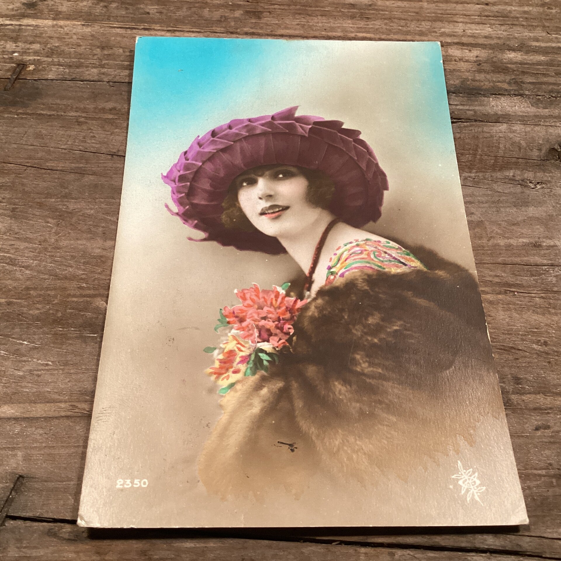 Antiek romantische kaart Begin 1900