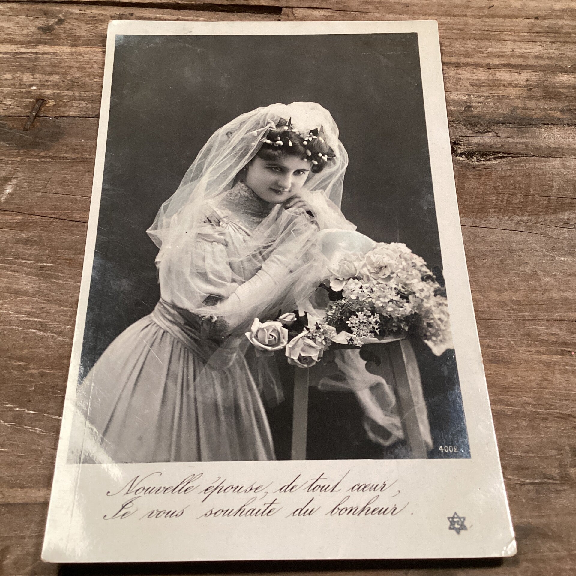 Antiek romantische kaart begin 1900