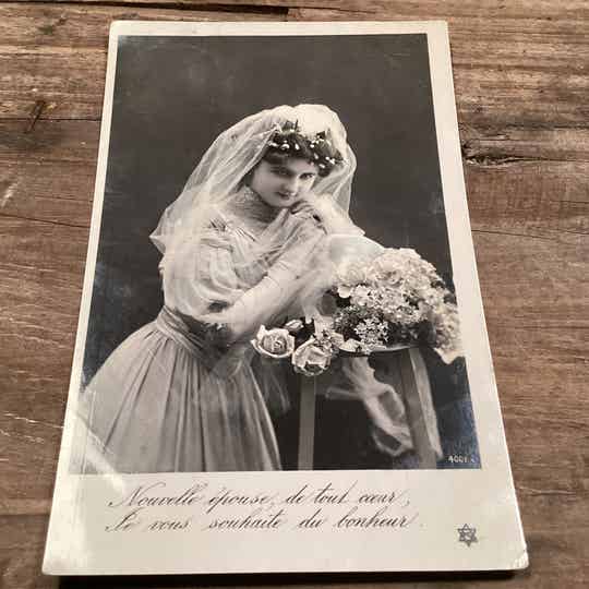 Antiek romantische kaart begin 1900