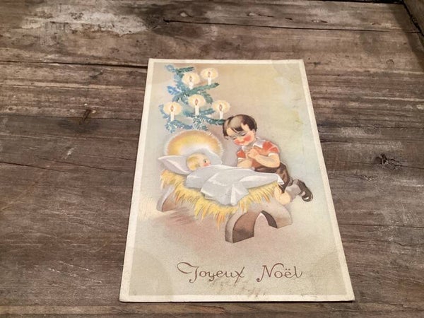Antieke kerstkaart