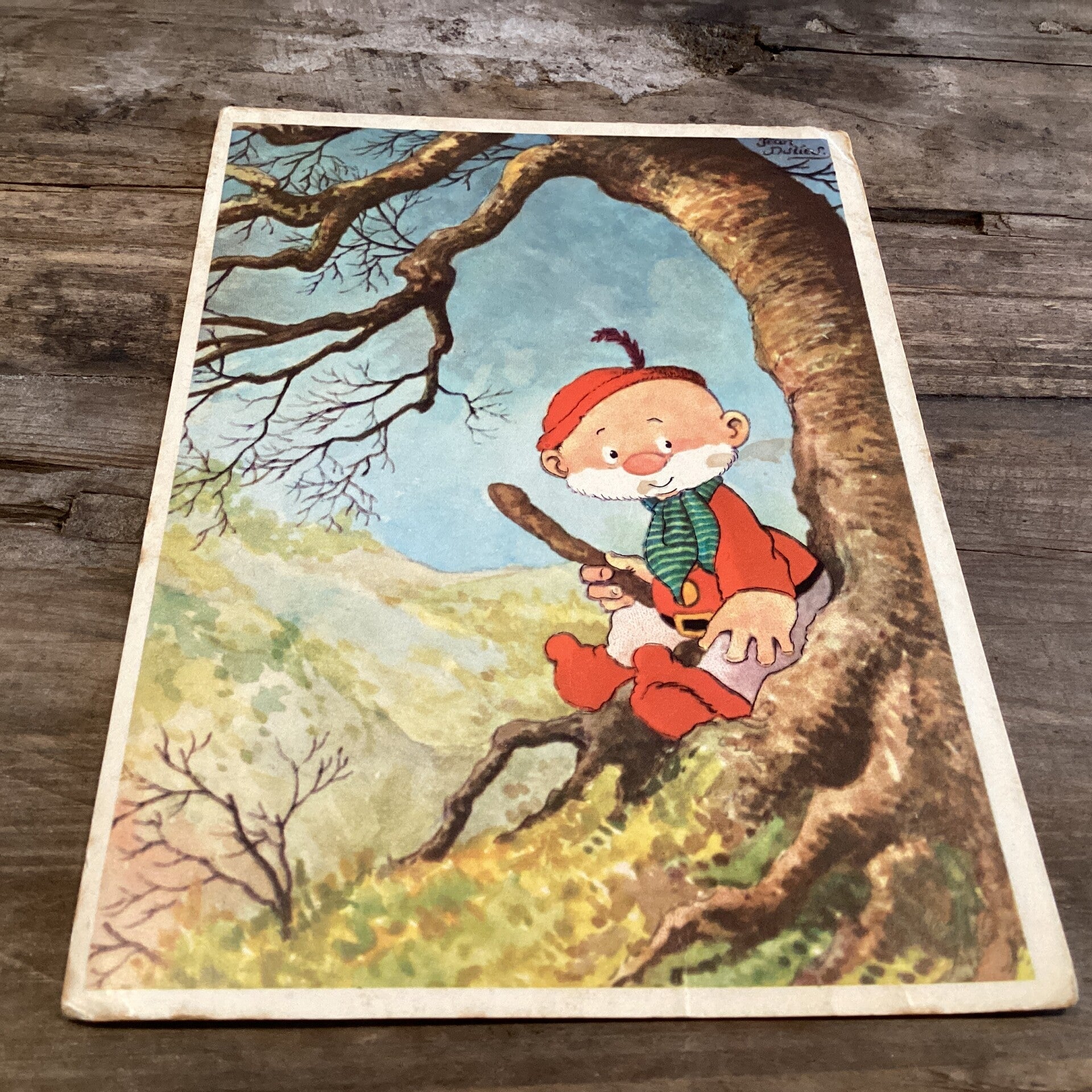 Oude kaart Paulus de boskabouter