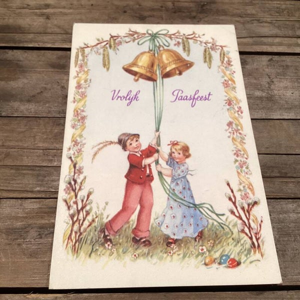 Antieke paaskaart begin 1900