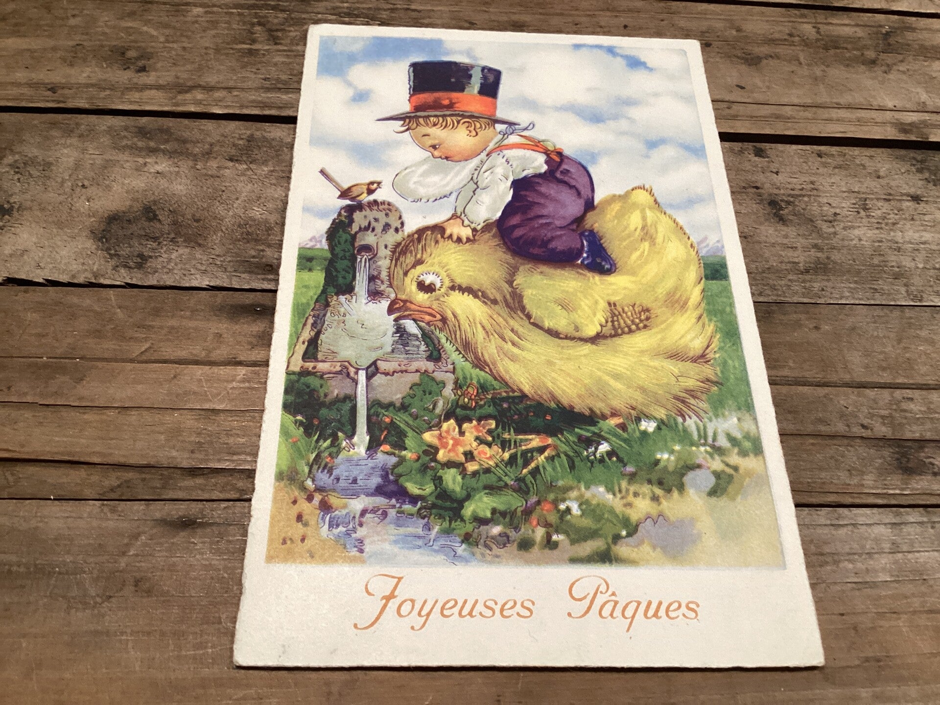 Antieke paaskaart 1933