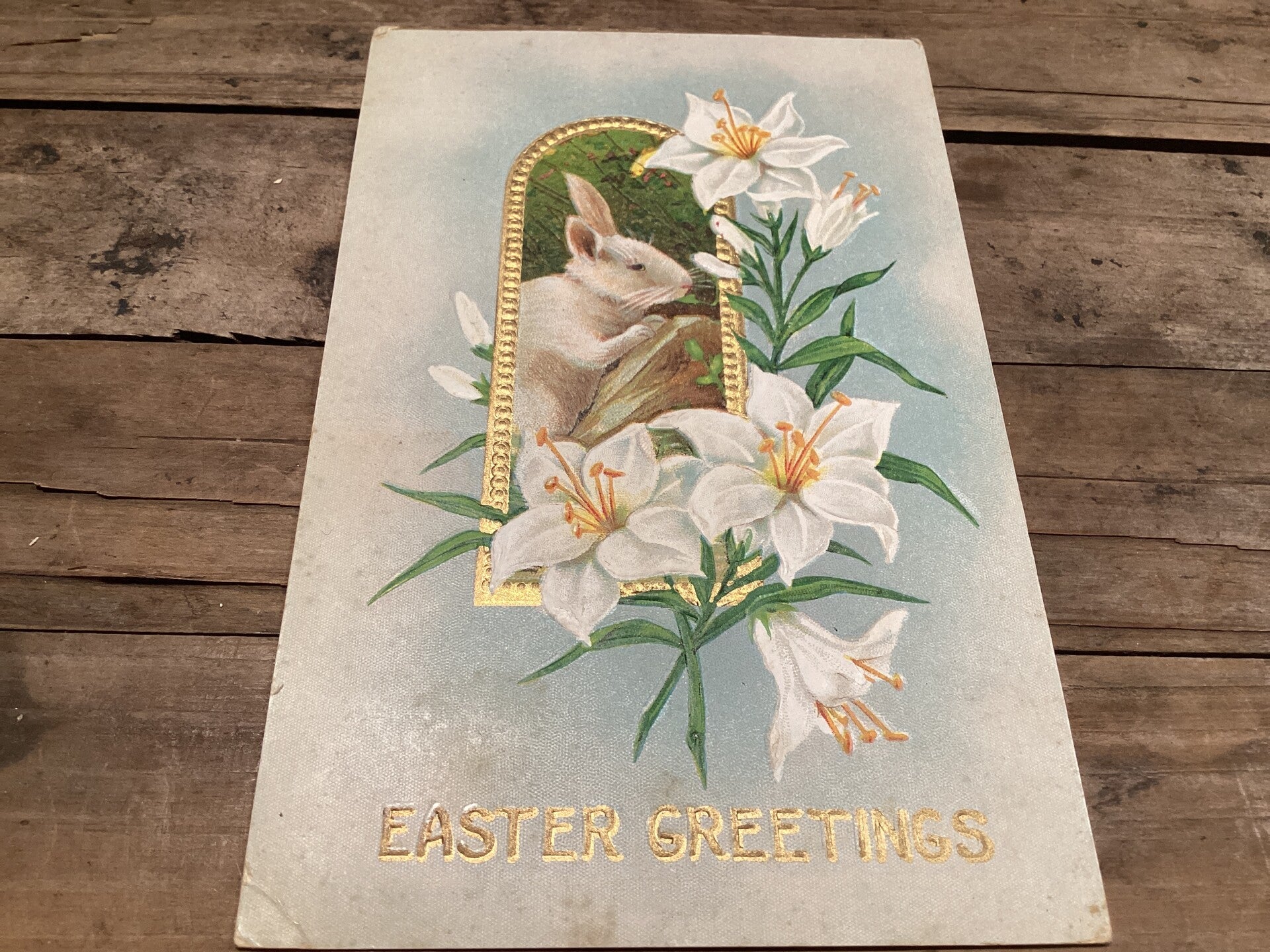 Antieke paaskaart 1911, reliëfkaart