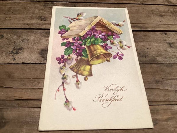 Antieke paaskaart, 1911, reliëfkaart