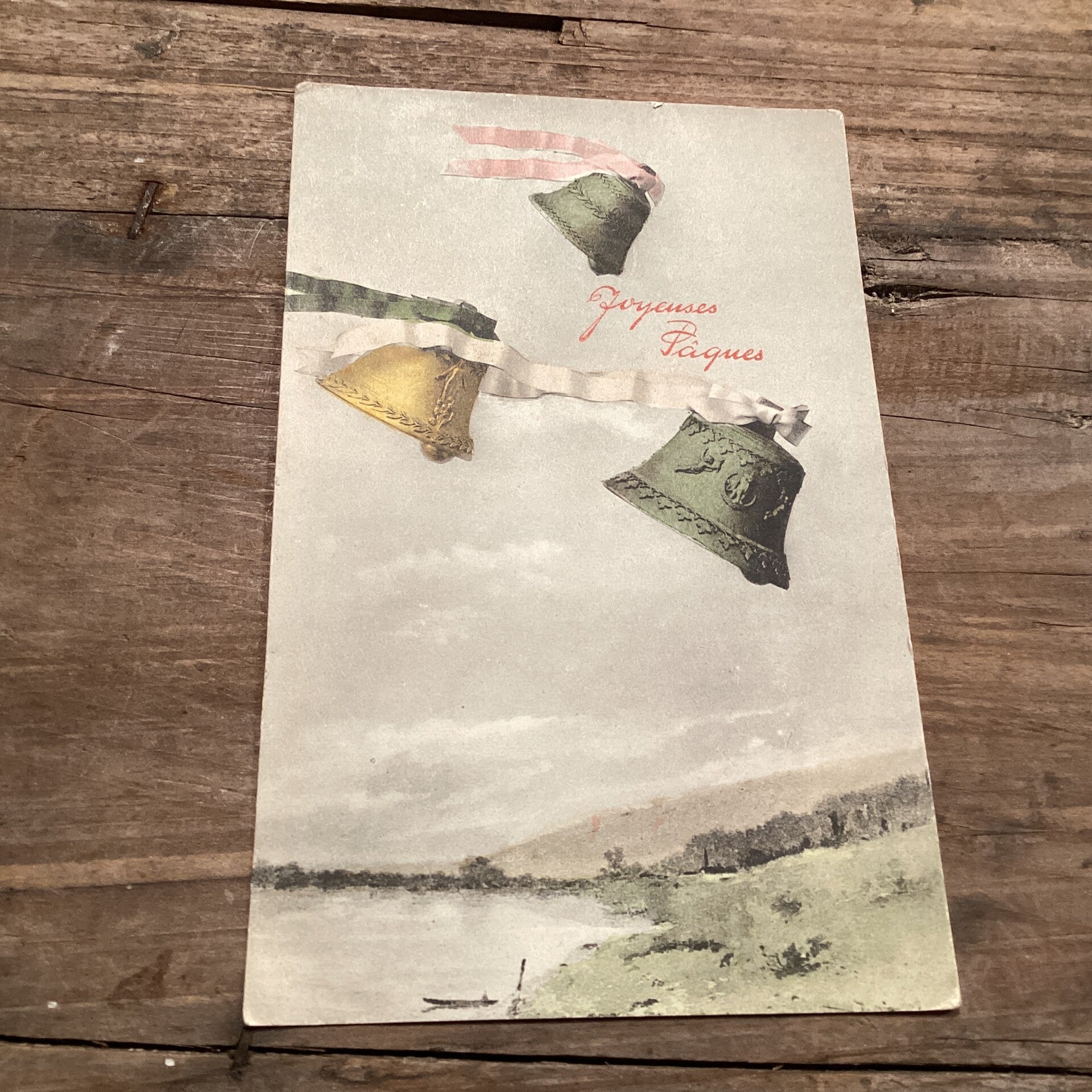 Antieke paaskaart, begin 1900, onbeschreven