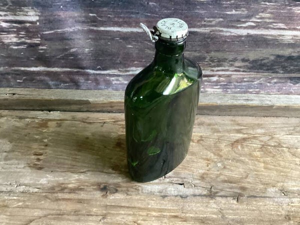 Black & white glazen drinkfles york Schotland 20x10x4 cm