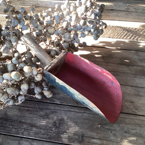 Brocante juttersschepje klein 8 cm