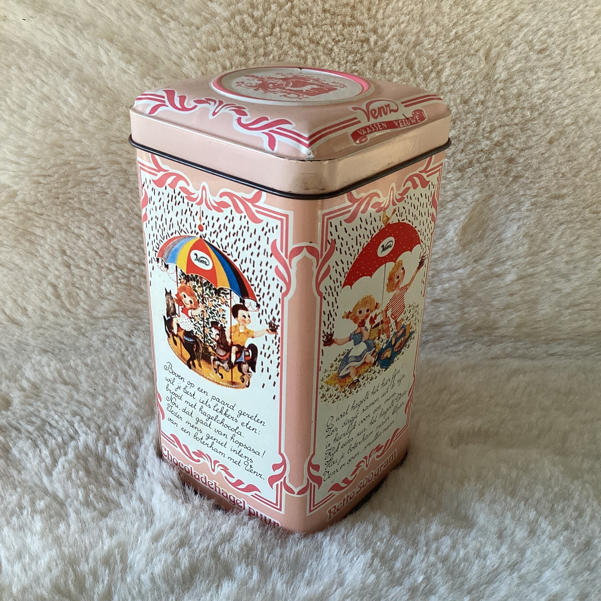 Venz Vaassen, blik, 14x7x7 cm