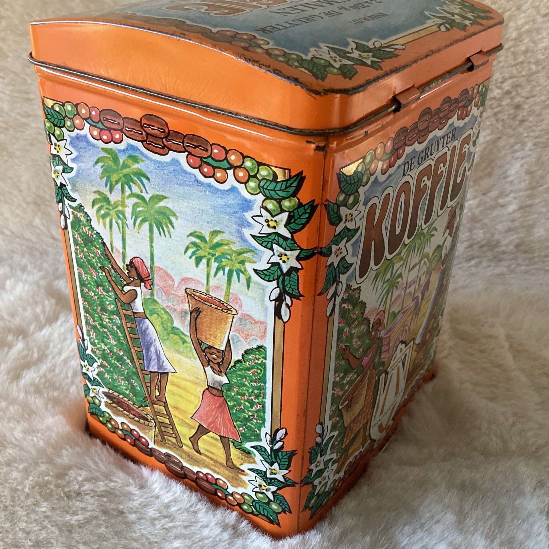 De Gruyter koffie blik 13x16x10 cm