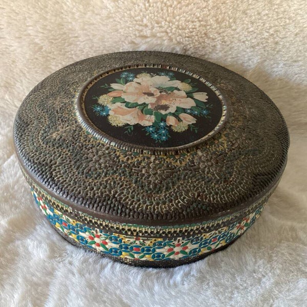 Oud kraaltjesblik of mozaïek blik 20x8 cm