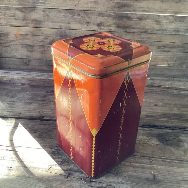 Vintage blik 8,5x18 cm