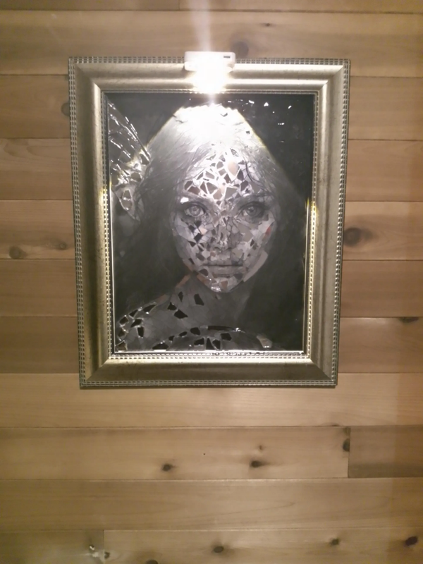 Through the Shattered Veil — Mirror‑Mosaic Fairy Portrait
