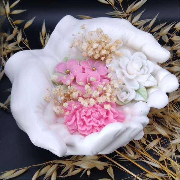 Mains   Orchidée  Blanche