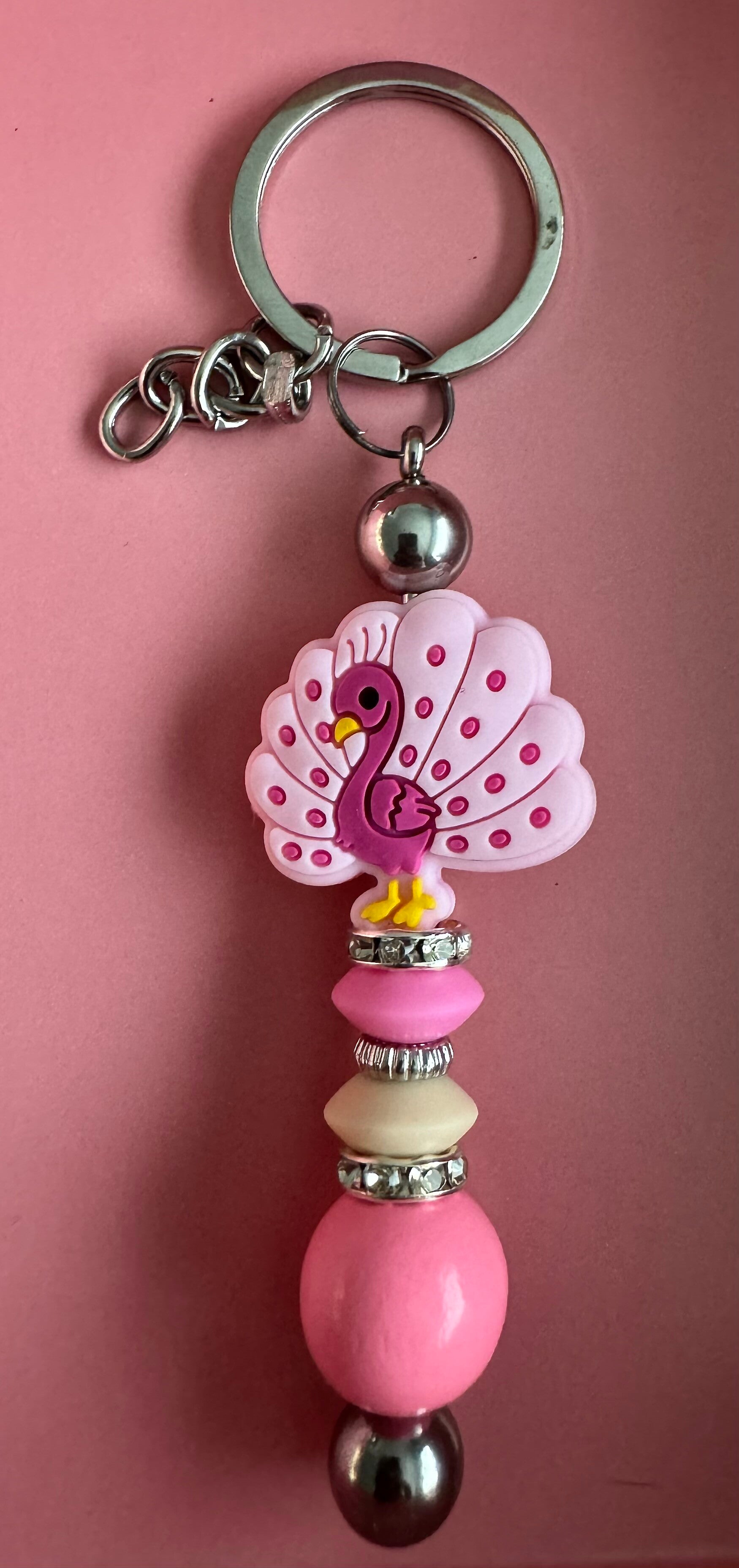 Sleutelhanger PAUW ROZE