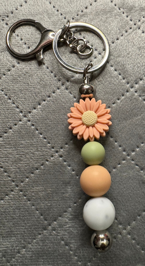 Sleutelhanger BLOEM ORANJE