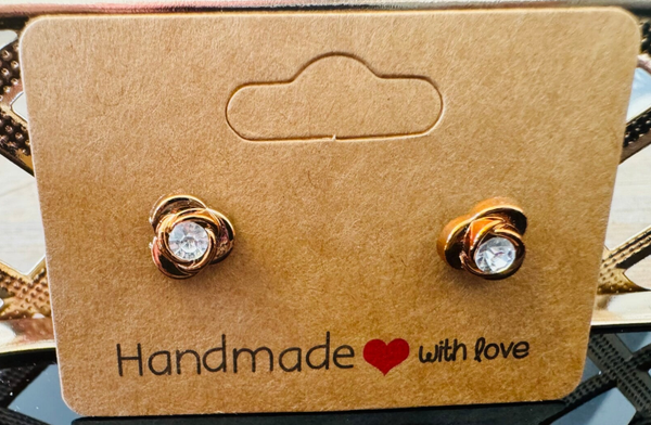 Gouden oorbellen DIAMANT