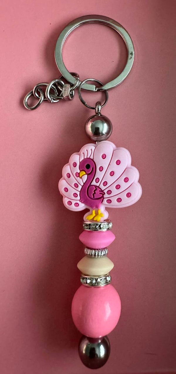 Sleutelhanger PAUW ROZE
