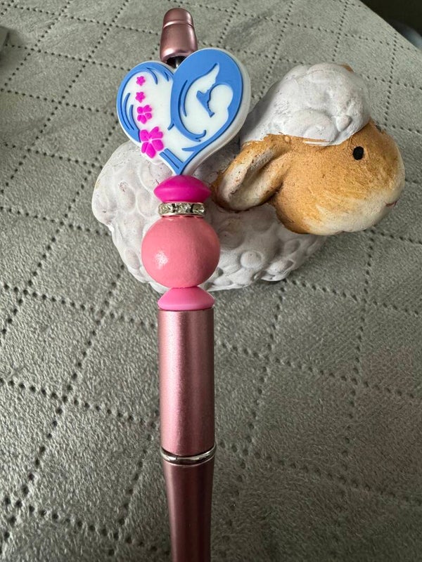 MOEDERDAG PEN HART BLAUW