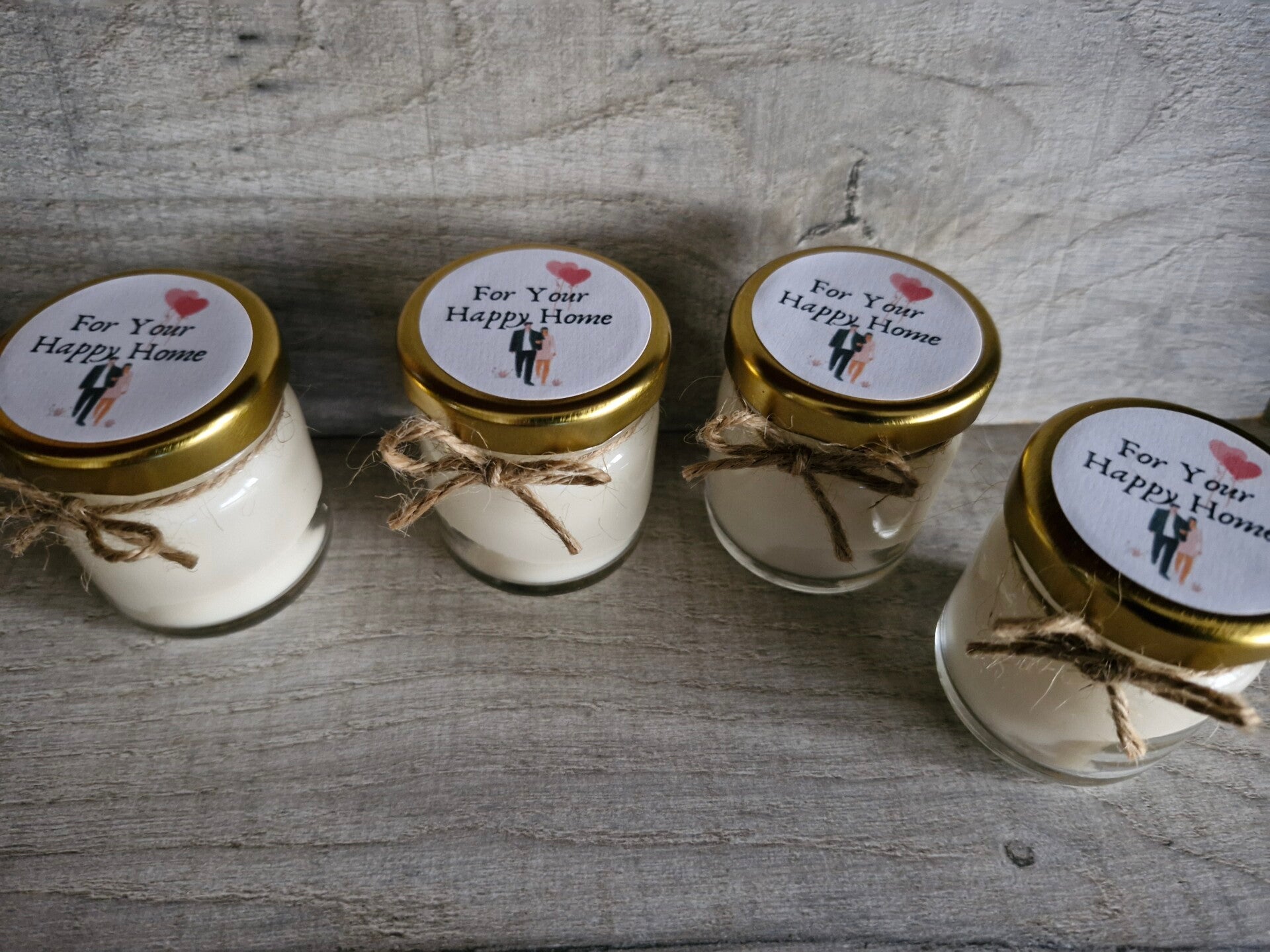 10 Handmade Mini Soy Candles: Eco Wedding Favors, Scented Gifts