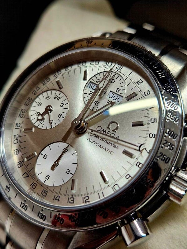 Omega Speedmaster Vintage Grey Dial Automatic Watch