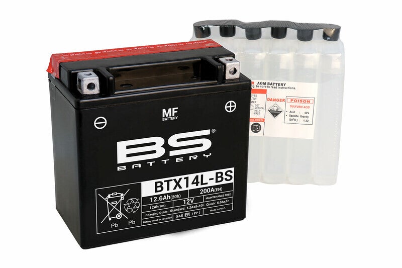 Batería BS BATTERY BTX14L-BS