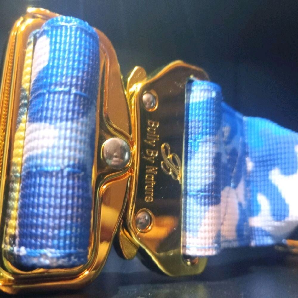 Bully by Nature *collar - Blue camo EXTRA LARGE *5cm x 65-80CM (collar)