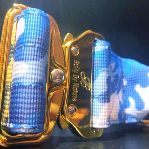 Bully by Nature *collar - Blue camo EXTRA LARGE *5cm x 65-80CM (collar)