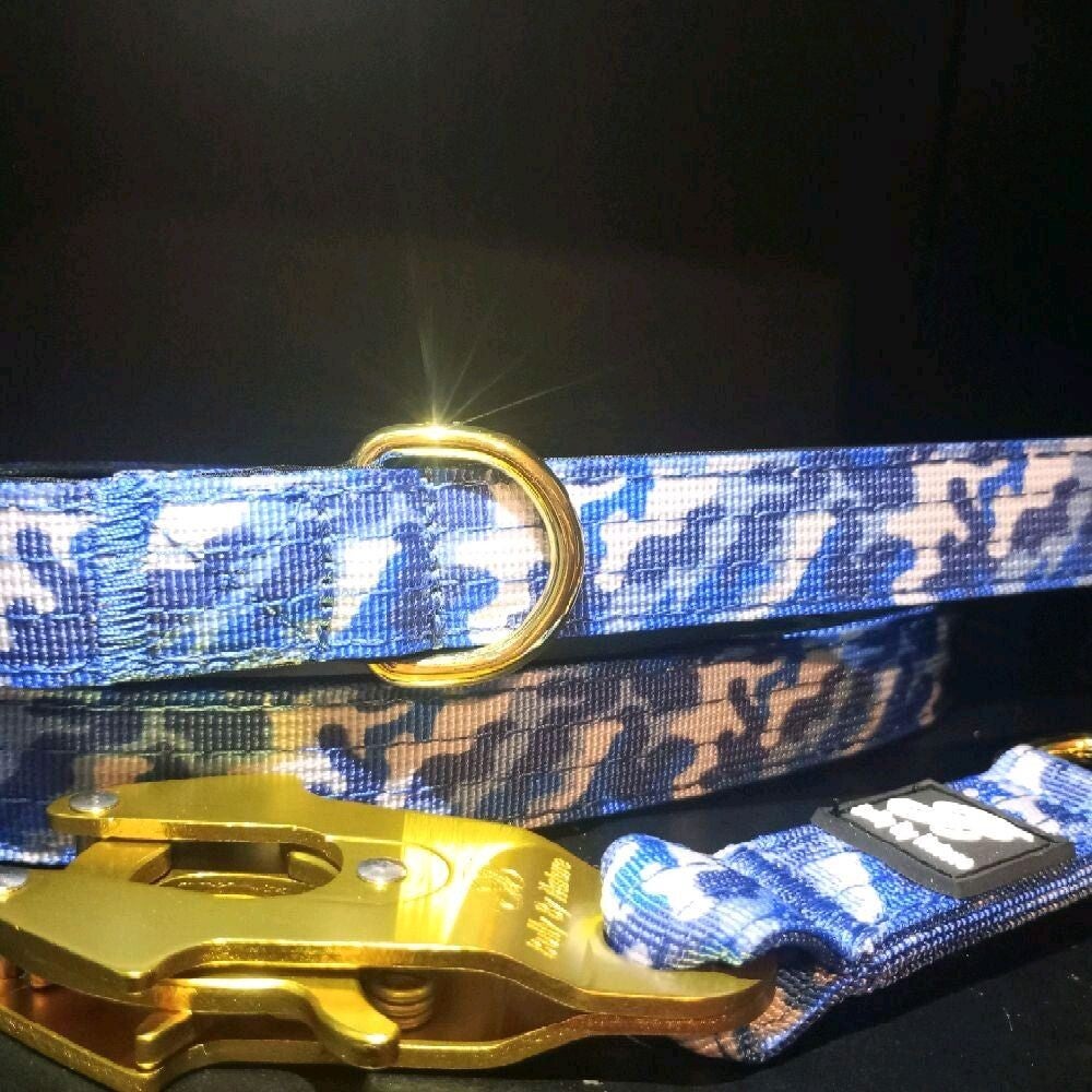 Bully by Nature combat leash 1.5m BLUE CAMO