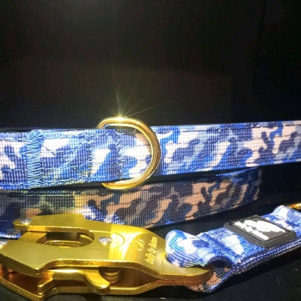 Bully by Nature combat leash 1.5m BLUE CAMO