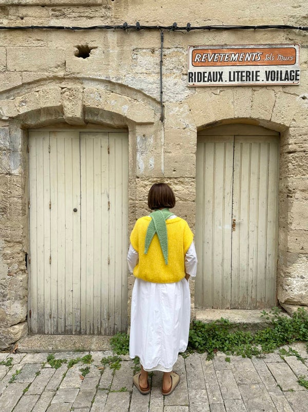 12. Ecarpe Vert amande