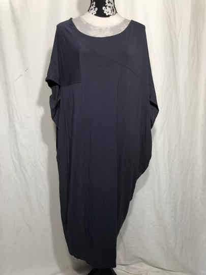 Ophilia donkergrijze zomerjurk maat 44