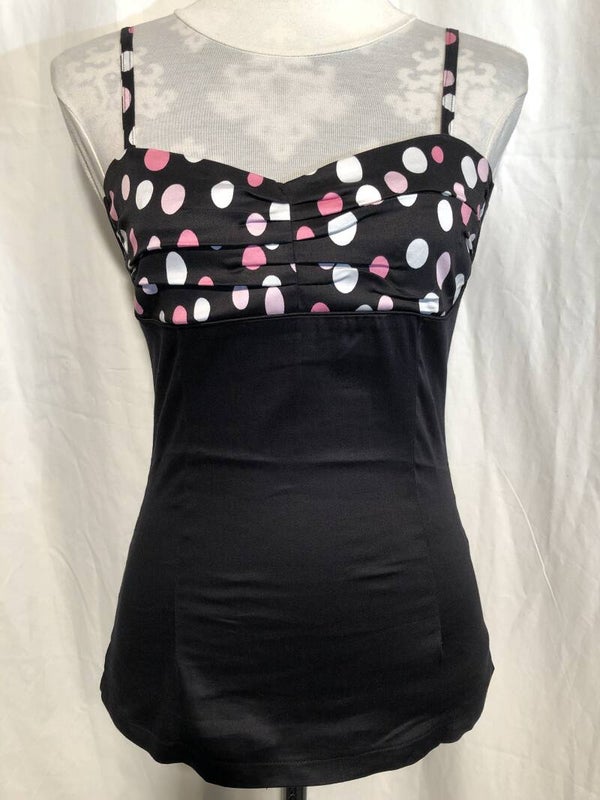 Voodoo Vixen retro top met polkadots maat XL