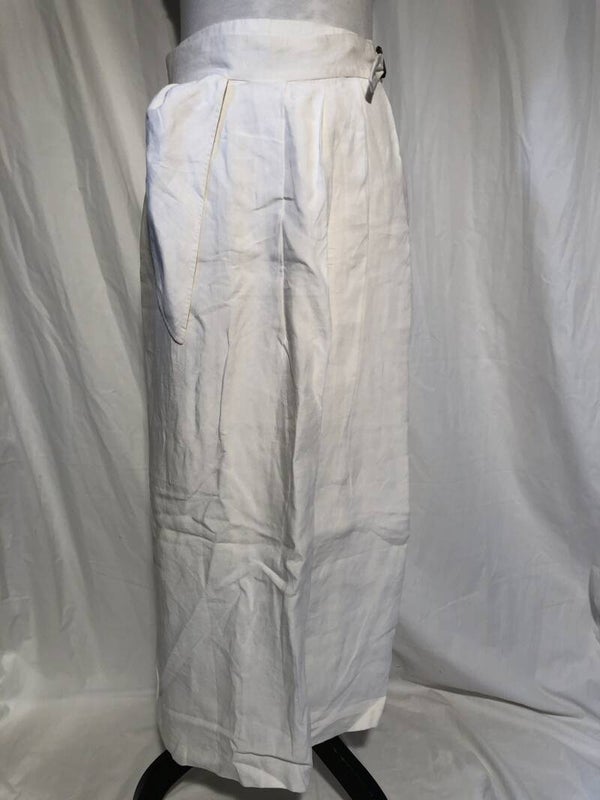 Pauw wit linnen overslag rok maat M