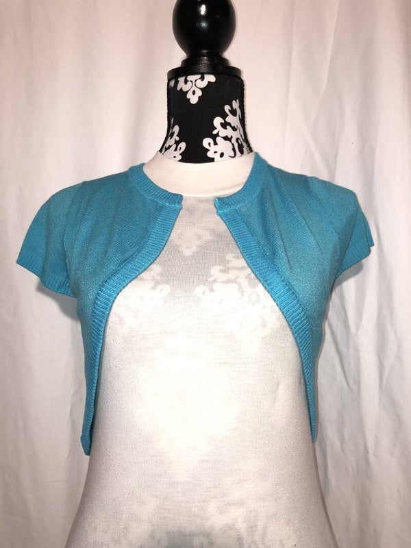 Banned blauw bolero vestje maat S