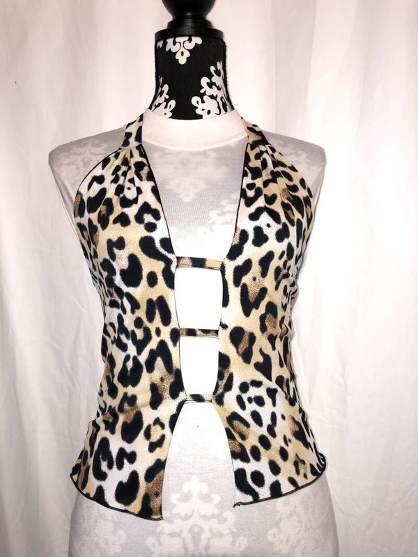 Fou Filles tijger print top maat S/M