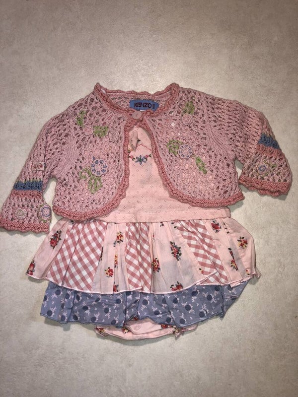 Kenzo 2dlg. Jurkje + vestje maat 62