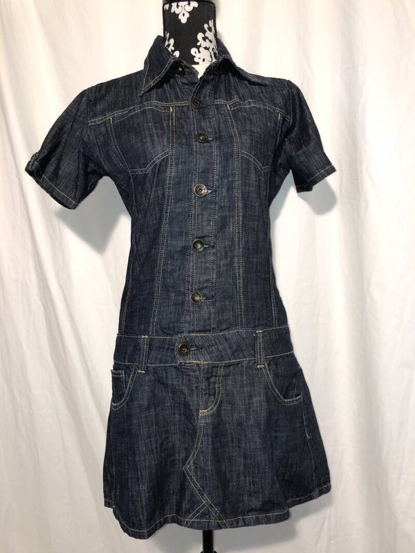 Vingino denim jurk maat M
