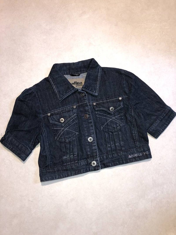 Airfield kort denim jasje maat 152