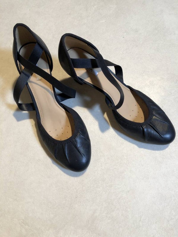 Geox respira blauw leder pumps maat 38.5