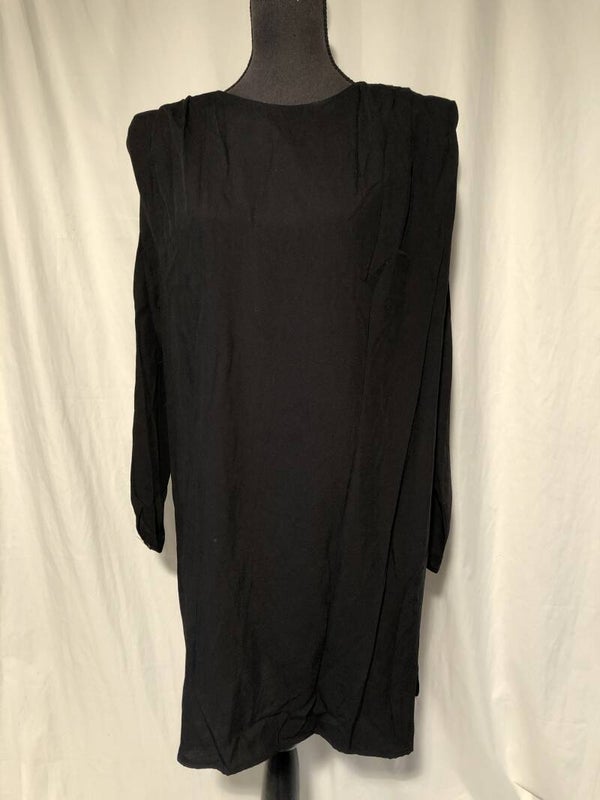Mango zwarte jurk maat L