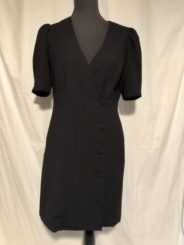 Mango zwarte jurk maat L