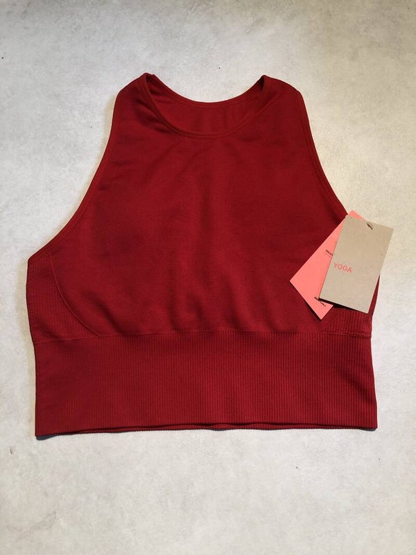 H&M oranje yoga top maat L